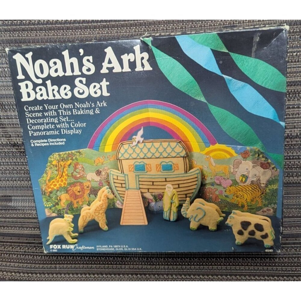 Noah’s Ark Bake Set by Fox Run Vintage Complete New